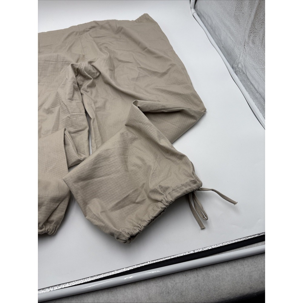 Georgiou Studio Canvas Pants Button Women's Zipper‎ Fly Pull Tie Tied Pant Ankle - Picture 16 of 16